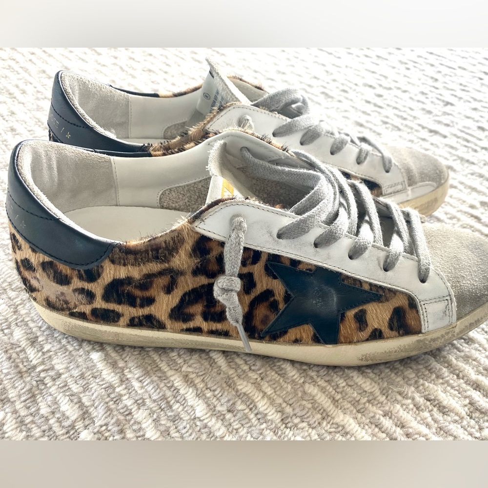Golden Goose Superstar EU 39 - leopard pony hair calfskin